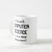 Informatik unterrichten kaffeetasse (Vorderseite Links)