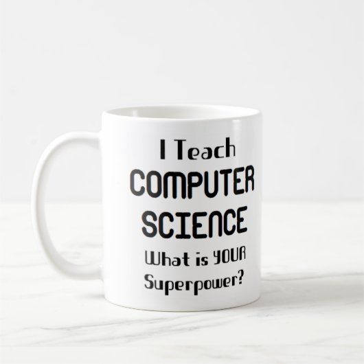Informatik unterrichten kaffeetasse (Links)