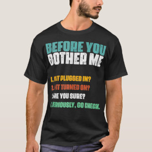 Informatikcomputer Geek für Technik T-Shirt