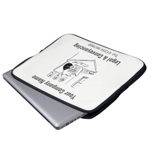 Informatikdienst Laptopschutzhülle (Vorne Knopf)