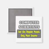 Informatiker ... Klüger Magnet (Vorderseite/Rückseite)