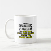 Informatiker .. Niemals falsch Kaffeetasse (Links)