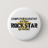 Informatiker-Rockstar Button (Vorderseite)