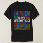 Informatiker-Wörter T-Shirt (Design vorne)