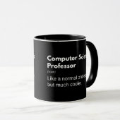 Informatikprofessor Lustiger Lehrer Tasse (VorderseiteRechts)