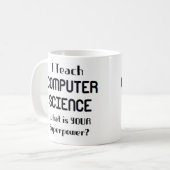 Informatikunterricht Kaffeetasse (Vorderseite Links)
