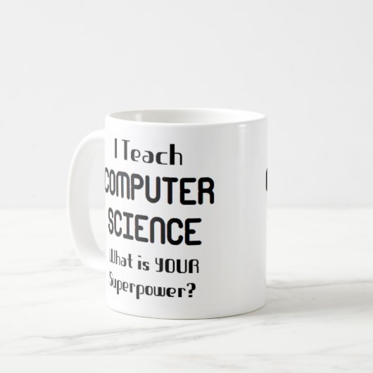 Informatikunterricht Kaffeetasse (Vorderseite Links)