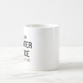 Informatikunterricht und Liebe Kaffeetasse (Mittel)