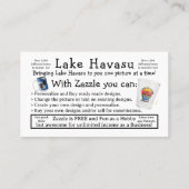 Information Business Card Visitenkarte (Rückseite)