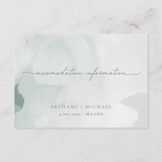 Information Card | Deutsch Dankeskarte (Rückseite)