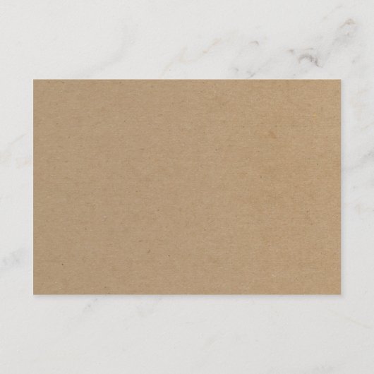 Information / Details Umschließungskarte - Einfach Begleitkarte (Rückseite)