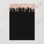 Information Enclosure Card Hochzeitdetails Rose Begleitkarte (Rückseite)