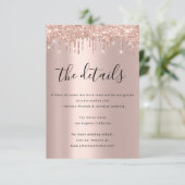 Information Enclosure Card Wedding Details Park Begleitkarte (Stehend Vorderseite)