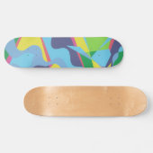 Information Highway in Blue Skateboard (Horizontal)