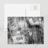 Information Junkie Postkarte (Vorne/Hinten)