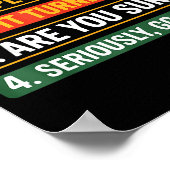 Information Technology Tech _ Funny Technical Supr Poster (Ecke)