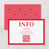 INFORMATIONEN EINFÜGEN Moderner, einfacher, fett r Einladung (Vorne/Hinten)