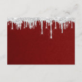 Informationen Einschließende Karte Hochzeitdetails (Rückseite)