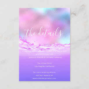 Informationen Einschließende Karte Hochzeitsdetail