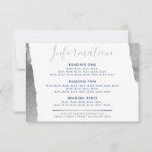 INFORMATIONEN ENCLOSURE Moderner Luxus vergoldetes Dankeskarte (Vorderseite)