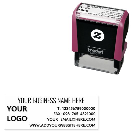 Informationen für Ihr Unternehmen Permastempel (Beispiel)