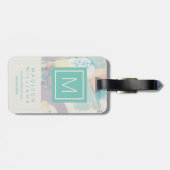 Informationen hinzufügen | Weiße Felsenbrühe Gepäckanhänger (Rückseite horizontal)