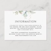 Informationen oder andere, elegante Hochzeiten im Begleitkarte (Vorderseite)