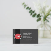 Informationen Technonology ES Tech beruflich Visitenkarte (Stehend Vorderseite)