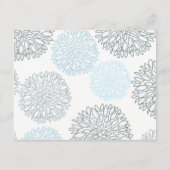 INFORMATIONEN ÜBER DIE BLUE DAHLIA-FLUSSGESCHWINDI BEGLEITKARTE (Rückseite)