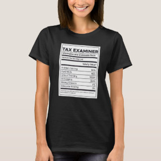 Informationen über die Ernährung des Steuerprüfers T-Shirt