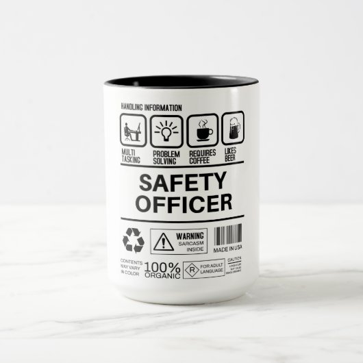 Informationen über die Handhabung von Funny Safety Tasse (Zentrum)