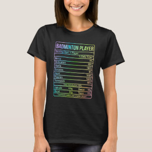 Informationen und ernährungsphysiologische Fakten T-Shirt