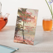 Informationen zu Bed and Breakfast am Strand Sockelschild (In SItu)