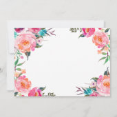 Informationen zu Botanischen Hochzeiten im Wasser Einladung (Rückseite)