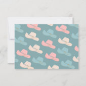 Informationen zu Bright Bold Cowboy Western Einladung (Rückseite)