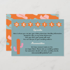 Informationen zu Bright Bold Cowboy Western Einladung