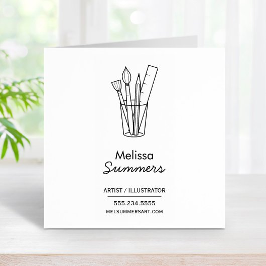 Informationen zu den Ansprechpartnern für Künstler Gummistempel