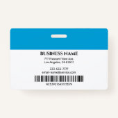 Informationen zu den Firmennamen, Foto, Blau, Schw Ausweis (Rückseite)