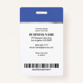 Informationen zu den Logonamen für DIY-Fotos, Silb Ausweis (Rückseite)