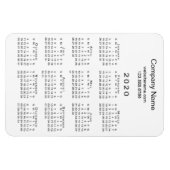 Informationen zu den Namen der Firma in einfachem Magnet (Horizontal)