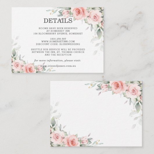 Informationen zu den Veranstaltungen in Weich Past Begleitkarte (Vorne/Hinten)