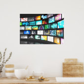 Informationen zu digitalen Multimediatechnologien Poster (Küche)