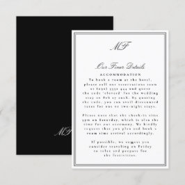 Informationen zu gerahmten Formal Tuxedo White Wed Begleitkarte