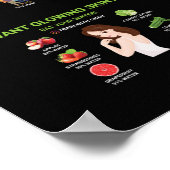 Informationen zu Gesundheit und Fitness - Ernährun Poster (Ecke)