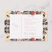 Informationen zu Hochzeiten im Wasser - rustikal Begleitkarte (Vorderseite)