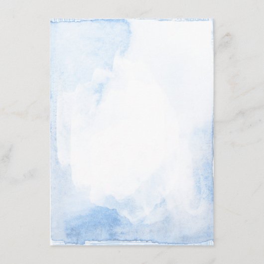 Informationen zu Hochzeiten in Rosa und Blau Begleitkarte (Rückseite)