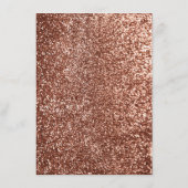 Informationen zu Hochzeiten von Pink Gold Pumpkin Begleitkarte (Rückseite)