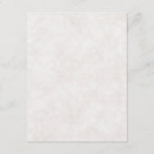 Informationen zu Hochzeiten von Wasserfarben Begleitkarte (Rückseite)