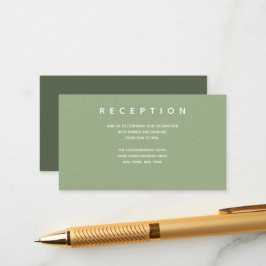 Informationen zu kleinen Empfängen für Mikrohochze Begleitkarte