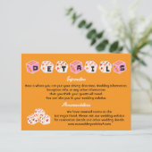 Informationen zu Las Vegas Wedding Funky Dice Einladung (Stehend Vorderseite)